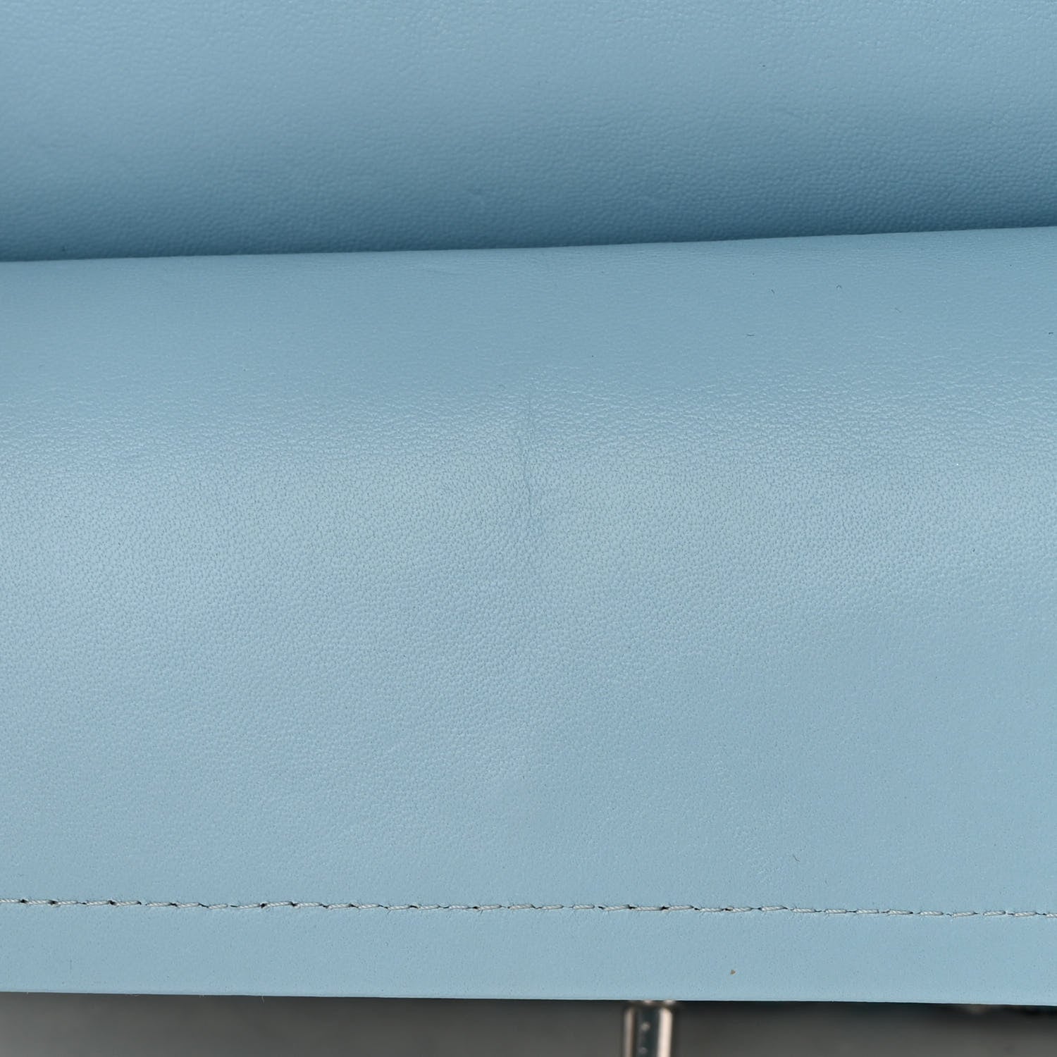 Chanel Tweed Quilted Medium Double Flap Blue White 12 of 15