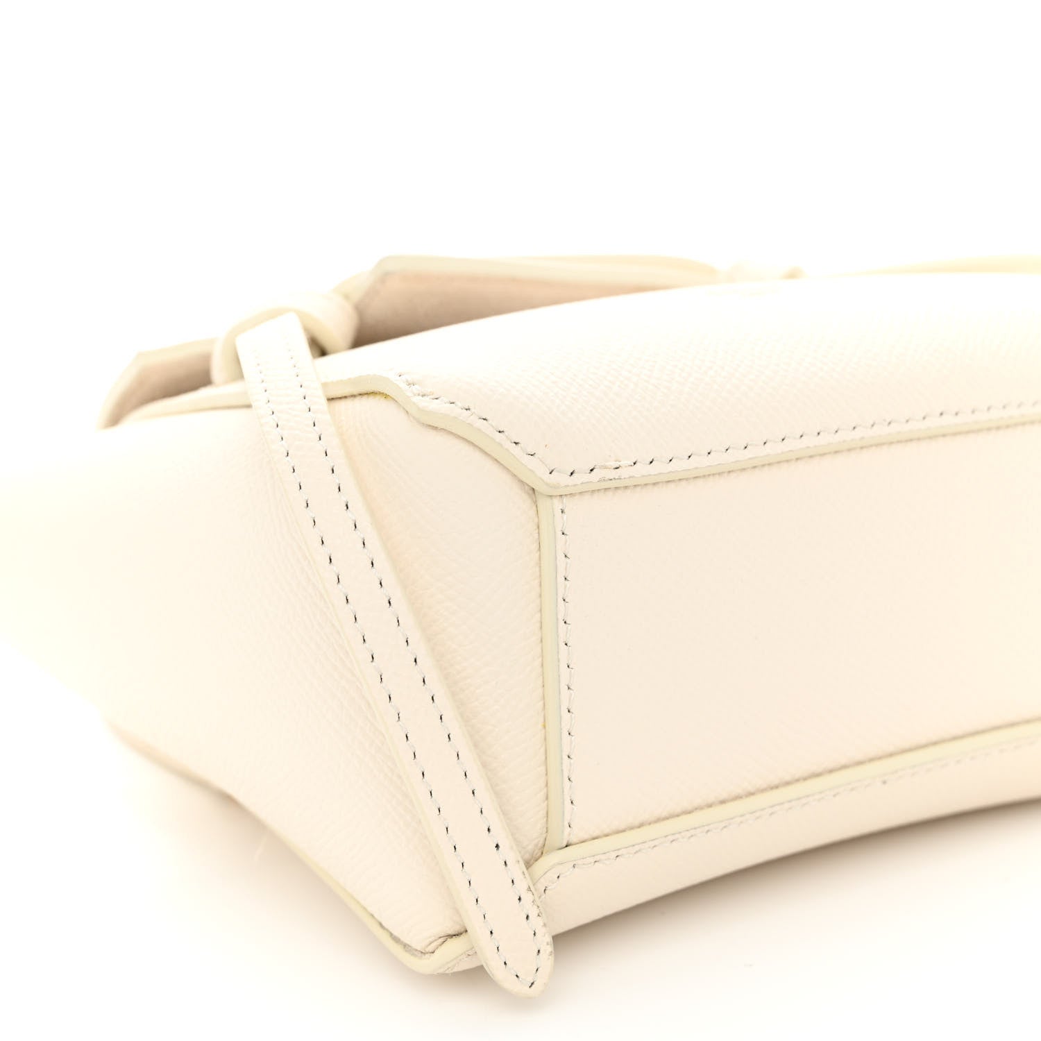 Celine Grained Calfskin Pico Belt Bag Rice 9 of 10