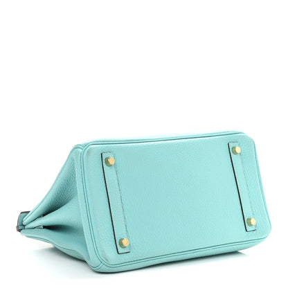 Hermes Togo Birkin 30 Bleu Atoll 3 of 9