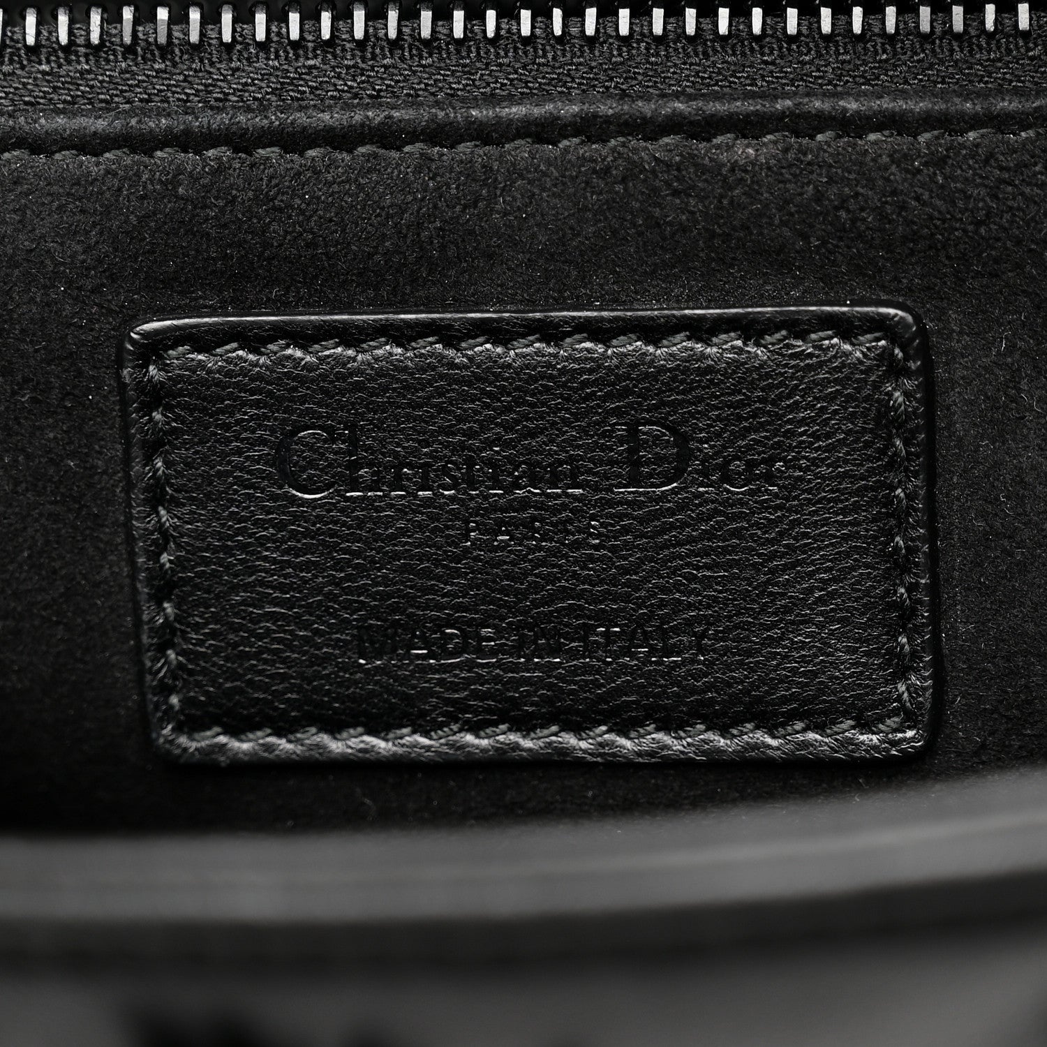 Christian Dior Ultra Matte Calfskin 3D Flower Embellished Medium Lady Dior Black 10 of 31
