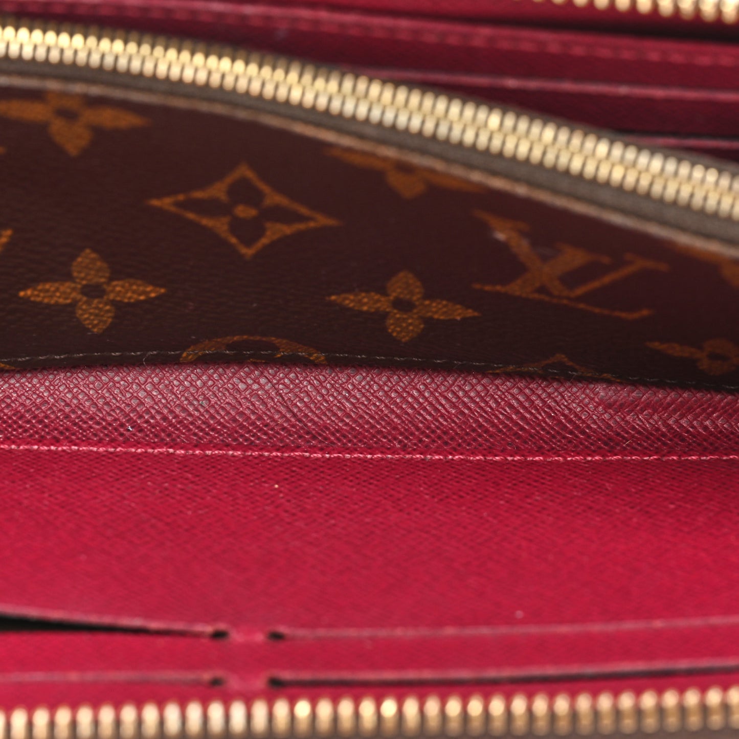 Monogram Clemence Wallet Fuchsia