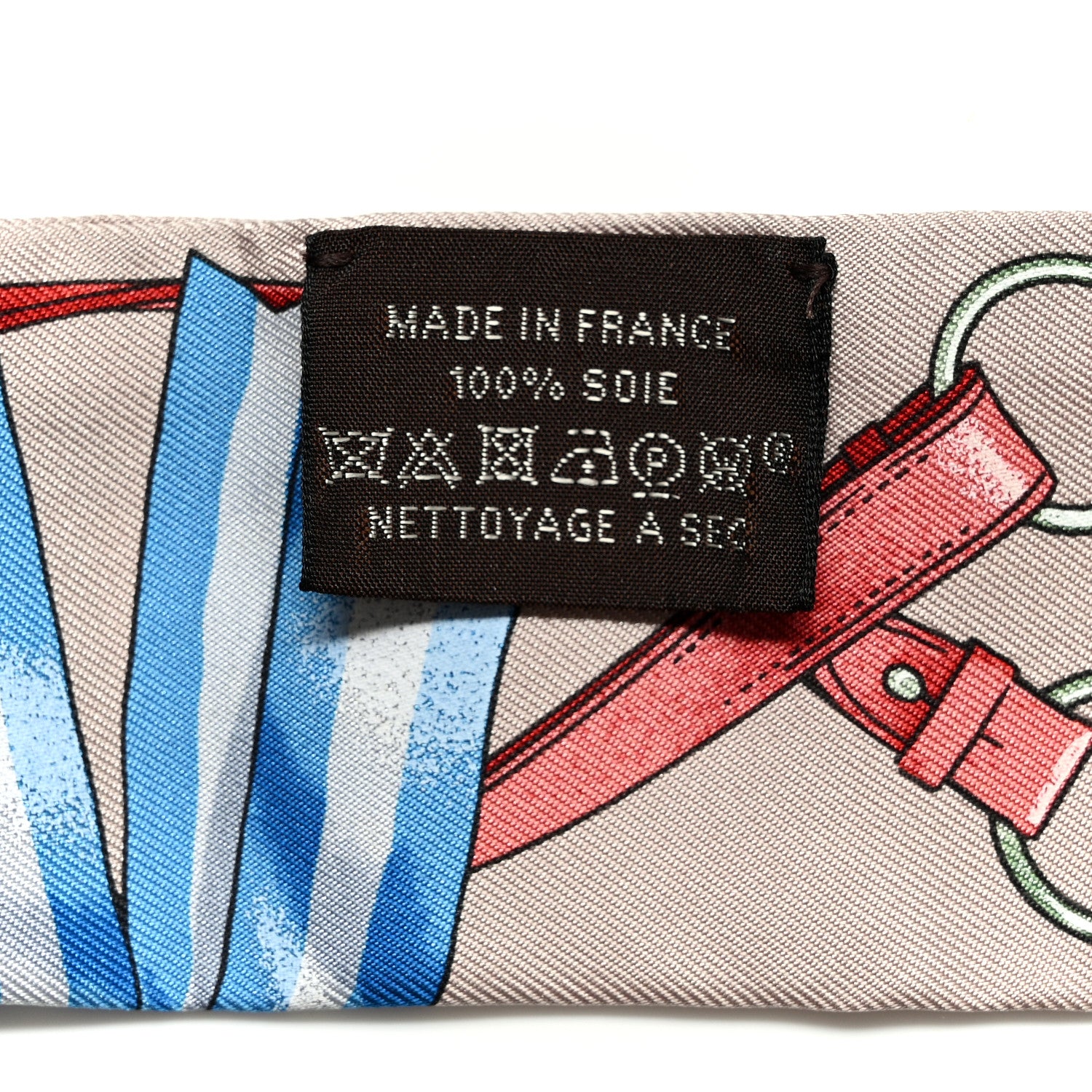 Hermes Silk Jumping Twilly Beige Rose Vieux Rose 3 of 5