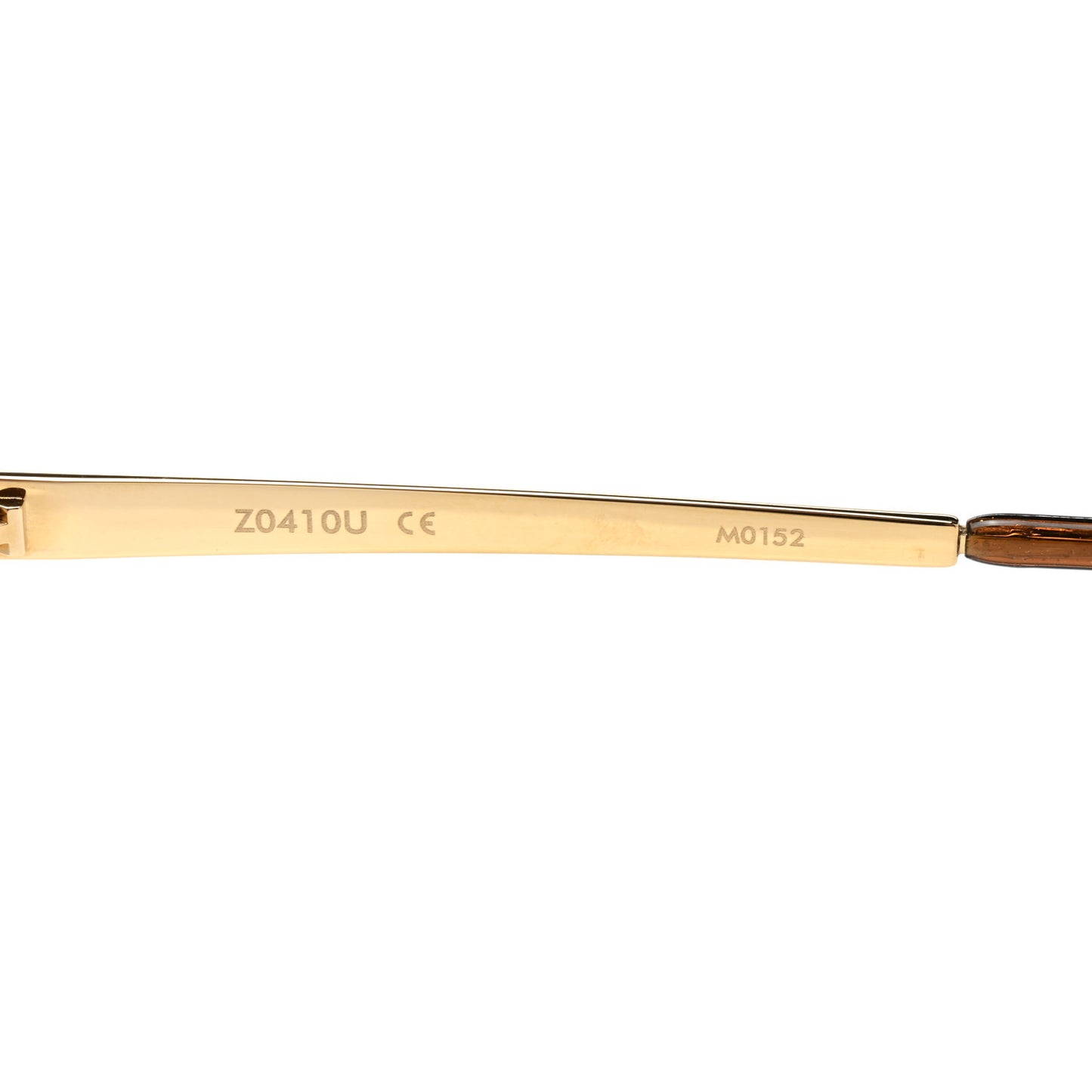 Metal Laurel Sunglasses Z0410U Brown Glitter