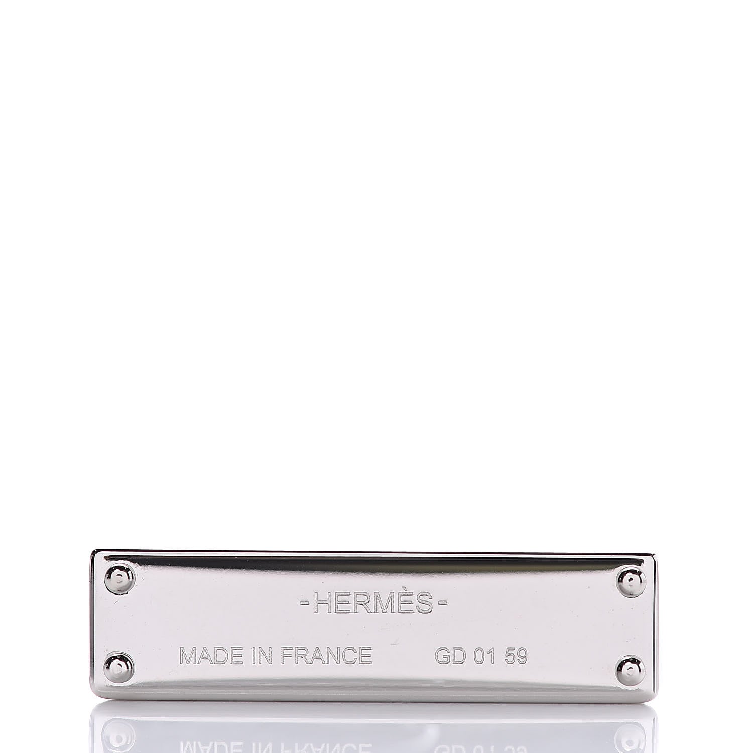 Hermes Lacquered Palladium Kelly Curiosite Charm Black 4 of 4