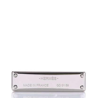 Hermes Lacquered Palladium Kelly Curiosite Charm Black 4 of 4