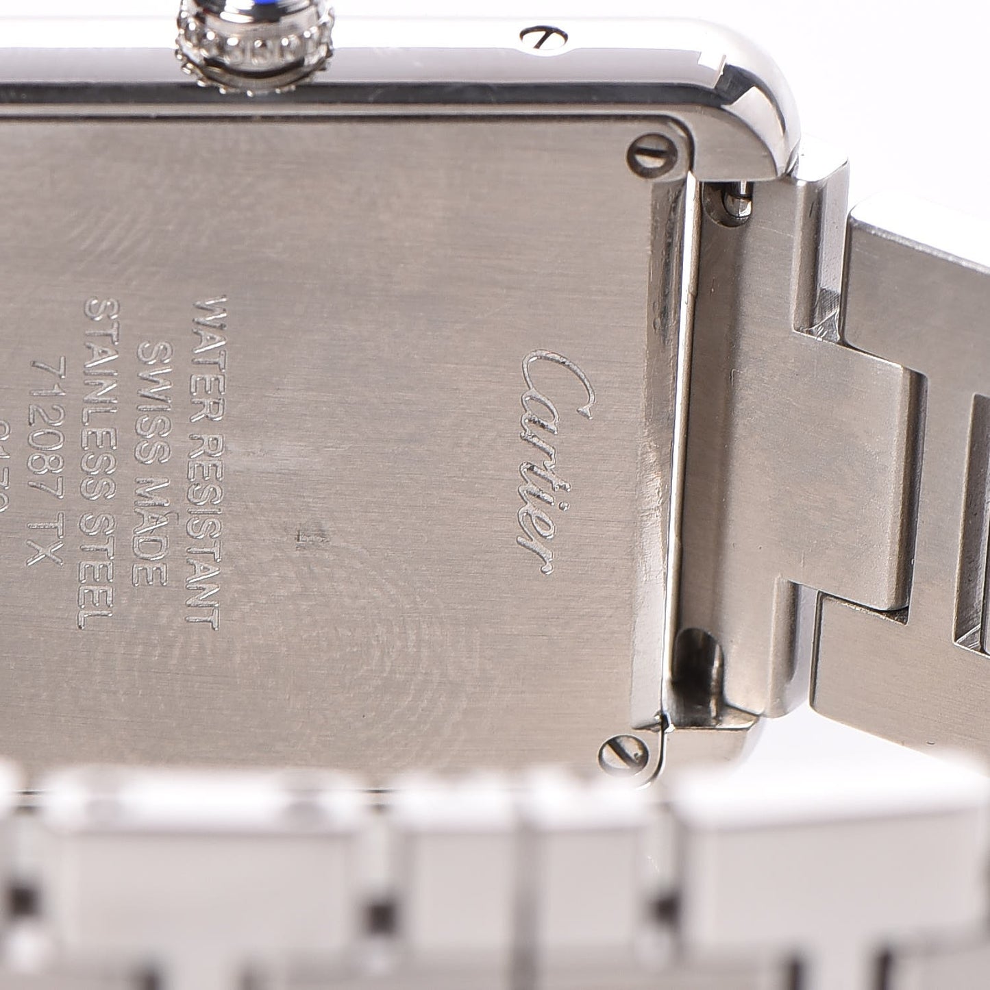 Stainless Steel 24mm Tank Solo Quartz Watch
