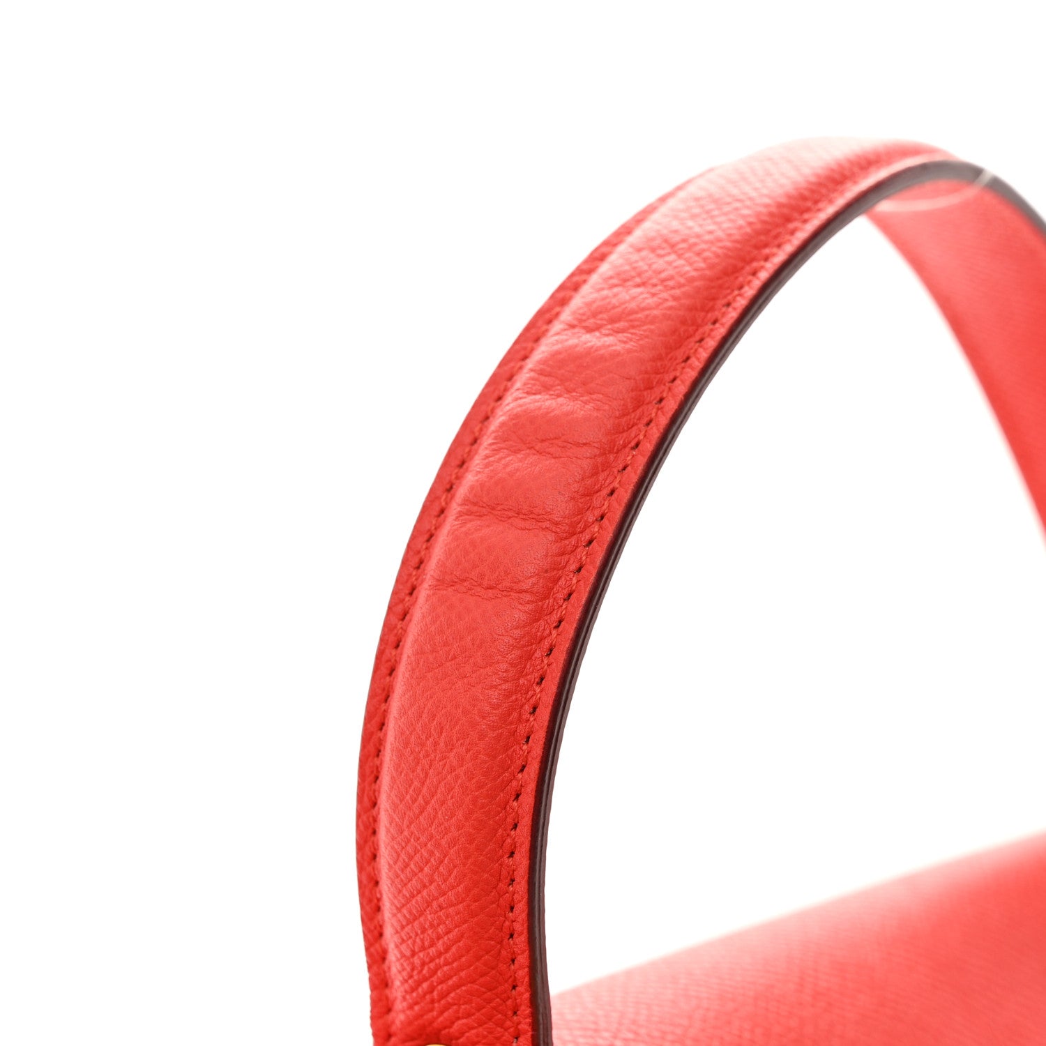 Celine Grained Calfskin Mini Belt Bag Coral Orange 10 of 10