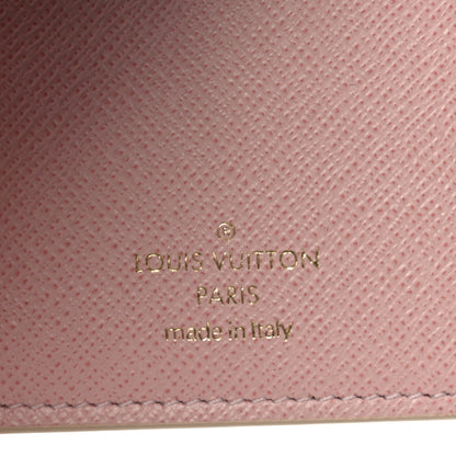 Louis Vuitton Damier Azur Victorine Wallet Rose Ballerine 6 of 6