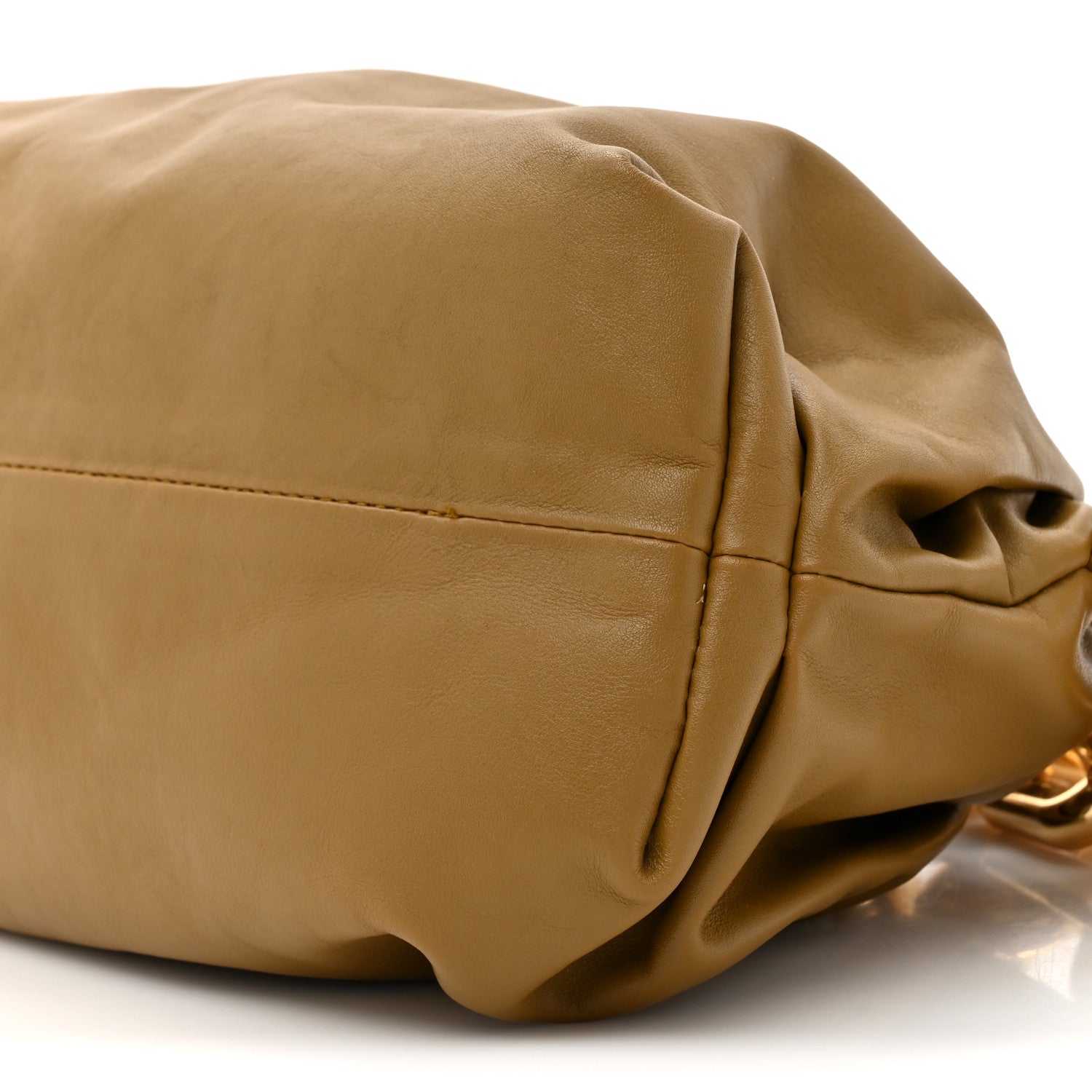 Bottega Veneta Calfskin The Pouch Chain Cammello 9 of 10