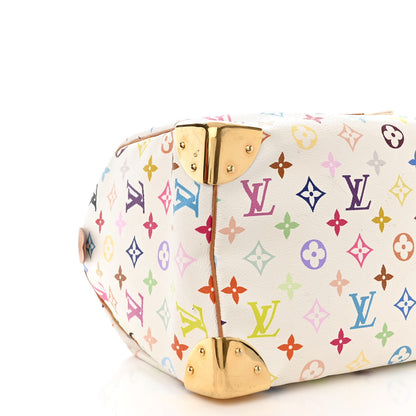 Louis Vuitton Monogram Multicolor Speedy 30 White 9 of 19