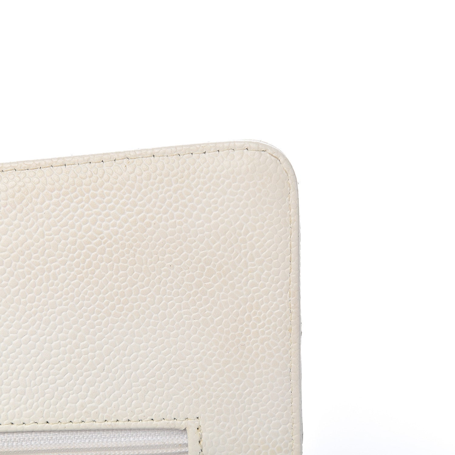 Chanel Caviar Quilted Medium Double Flap White 11 of 15
