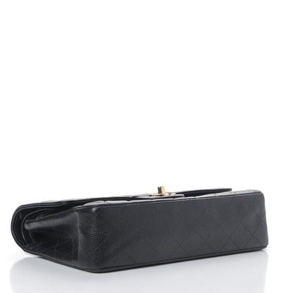 Chanel Caviar Quilted Medium Double Flap Black 3 of 4