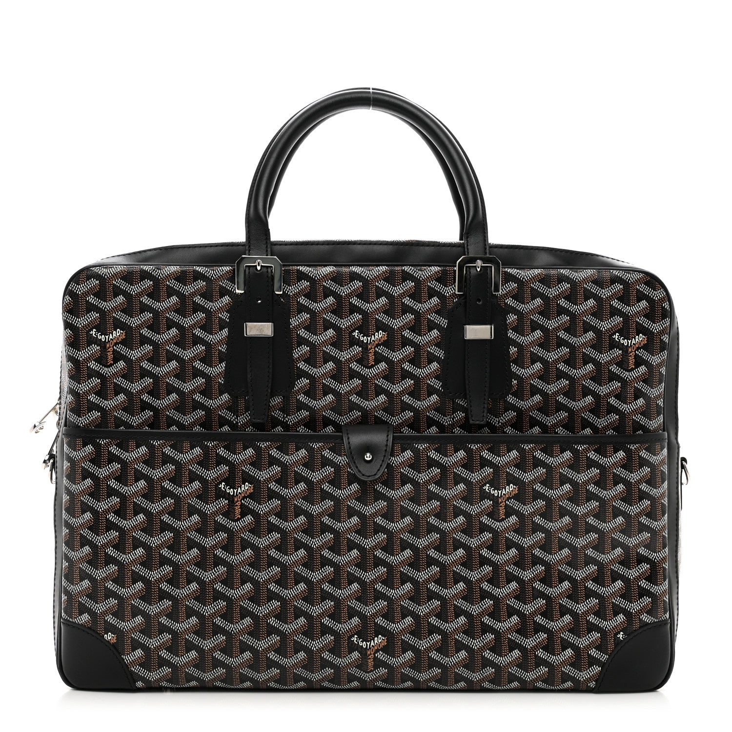 Goyard Goyardine Ambassade MM Briefcase Black 1 of 8