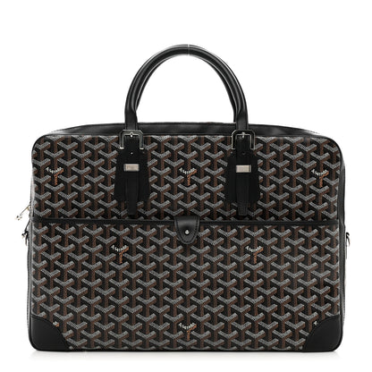 Goyard Goyardine Ambassade MM Briefcase Black 1 of 8