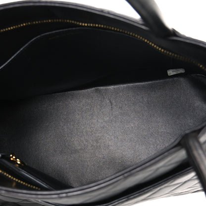 Chanel Lambskin Quilted Medallion Tote Black 4 of 10