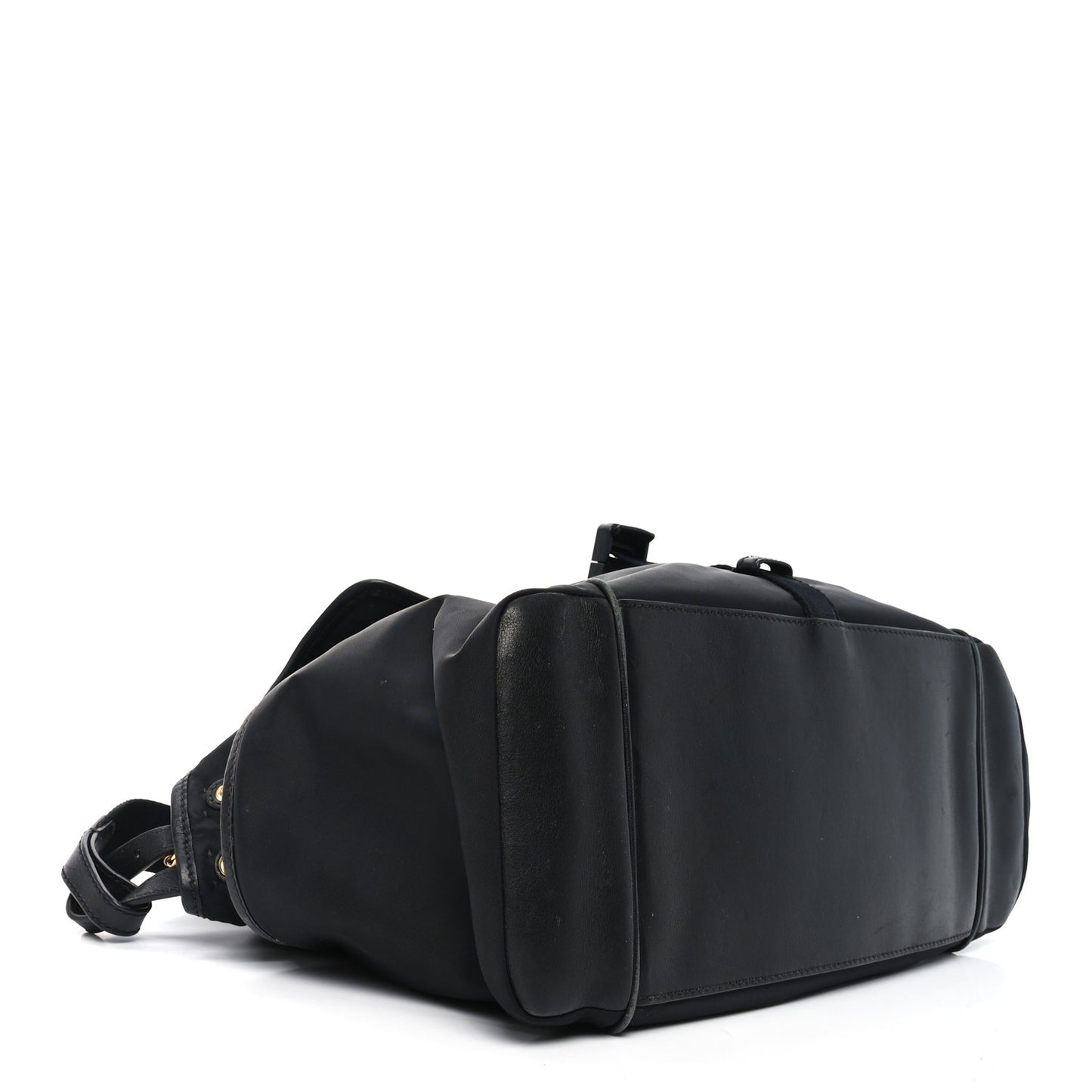Nylon Logo Diaper Bag Black