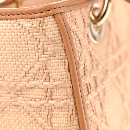 Christian Dior Raffia Medium Lady Dior Bag Beige 12 of 13