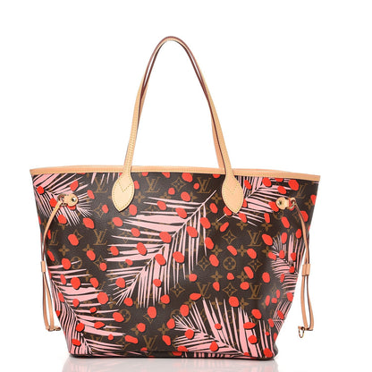 Louis Vuitton Monogram Jungle Dots Neo Neverfull MM Sugar Pink Poppy 3 of 8