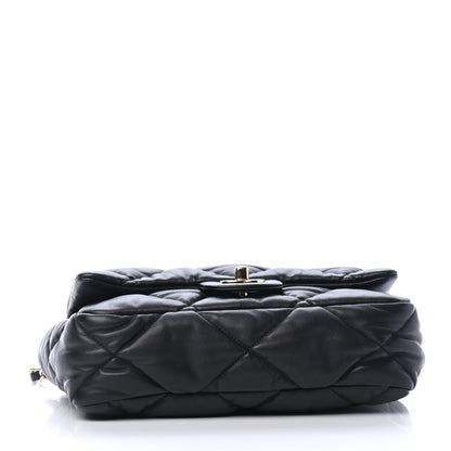 Chanel Calfskin Quilted Medium Bubbly Flap Black 3 of 4
