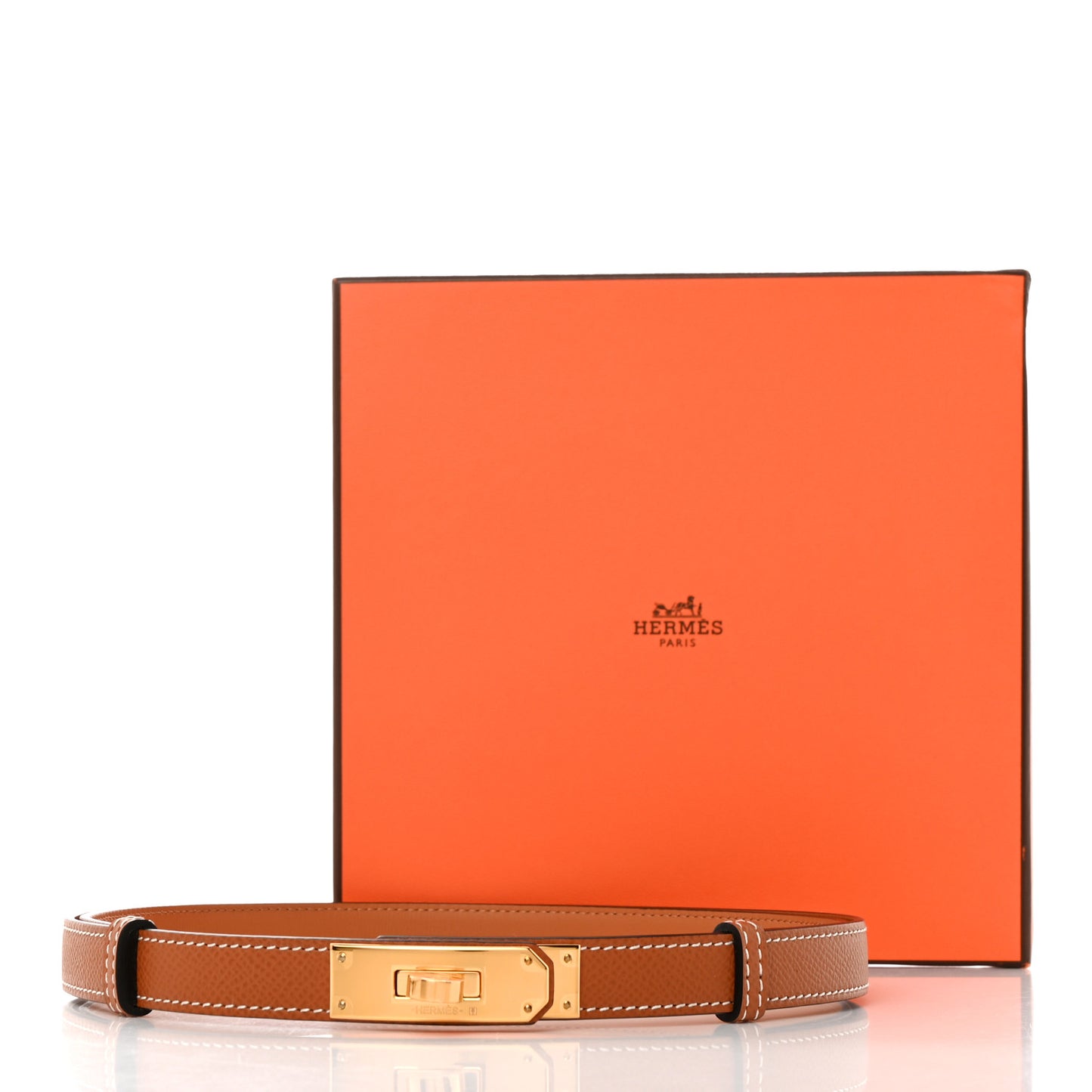 Epsom Kelly Belt Gold