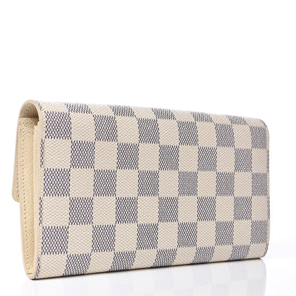 Louis Vuitton Damier Azur Sarah Wallet 3 of 7