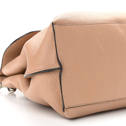 Gucci Cellarius Calfskin Large Bamboo Daily Top Handle Bag Camelia 7 of 11