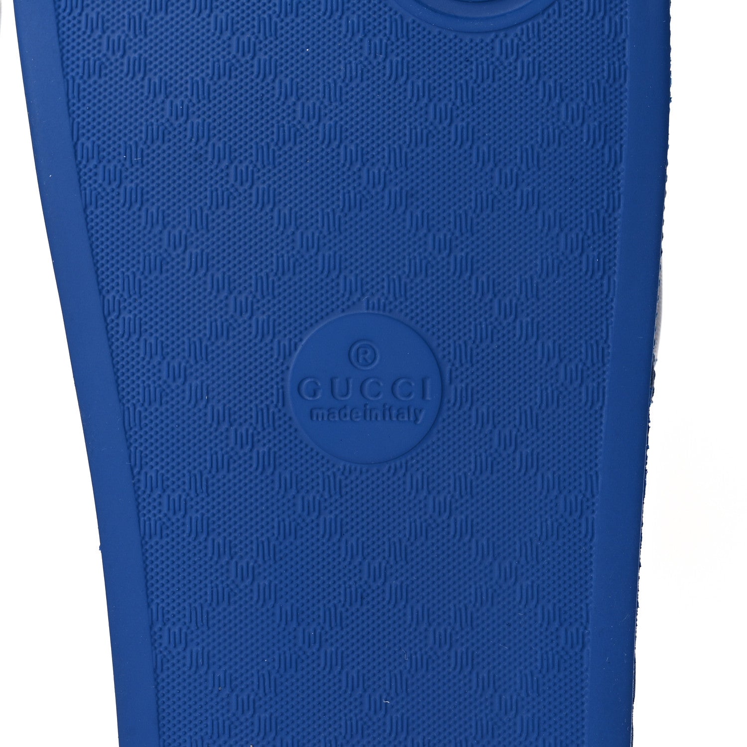 Gucci Nappa Original Gucci Mens Slide Sandals 11 Rio Blue 6 of 8