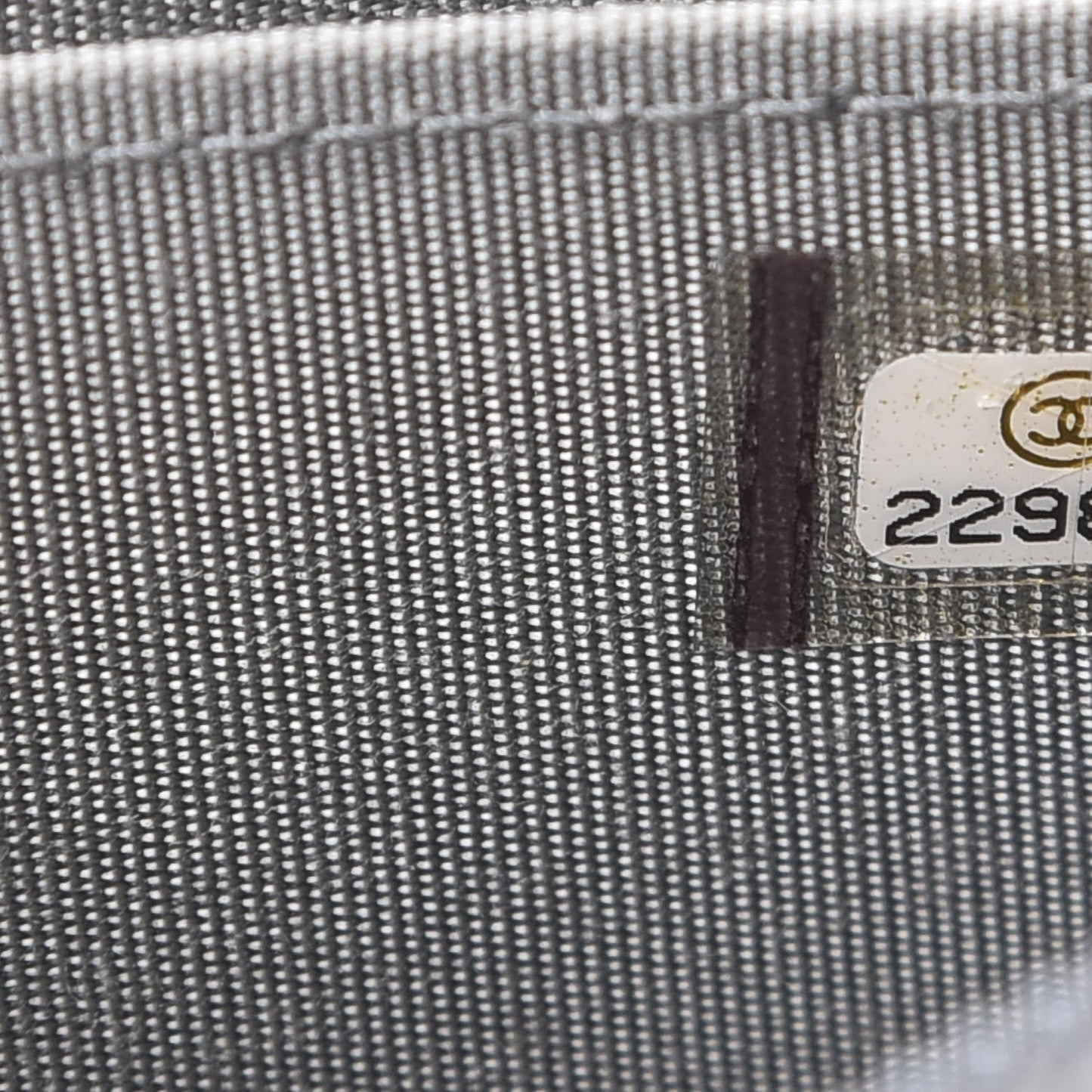 Lambskin Quilted Boy Zip Around Coin Purse Wallet Grey