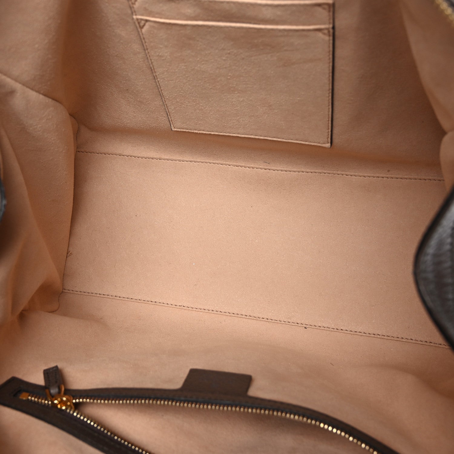Gucci GG Supreme Monogram Web Medium Ophidia Tote Bag Brown 4 of 10