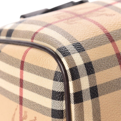 Burberry Haymarket Check Small Chester Bowling Bag Chocolate 12 of 17