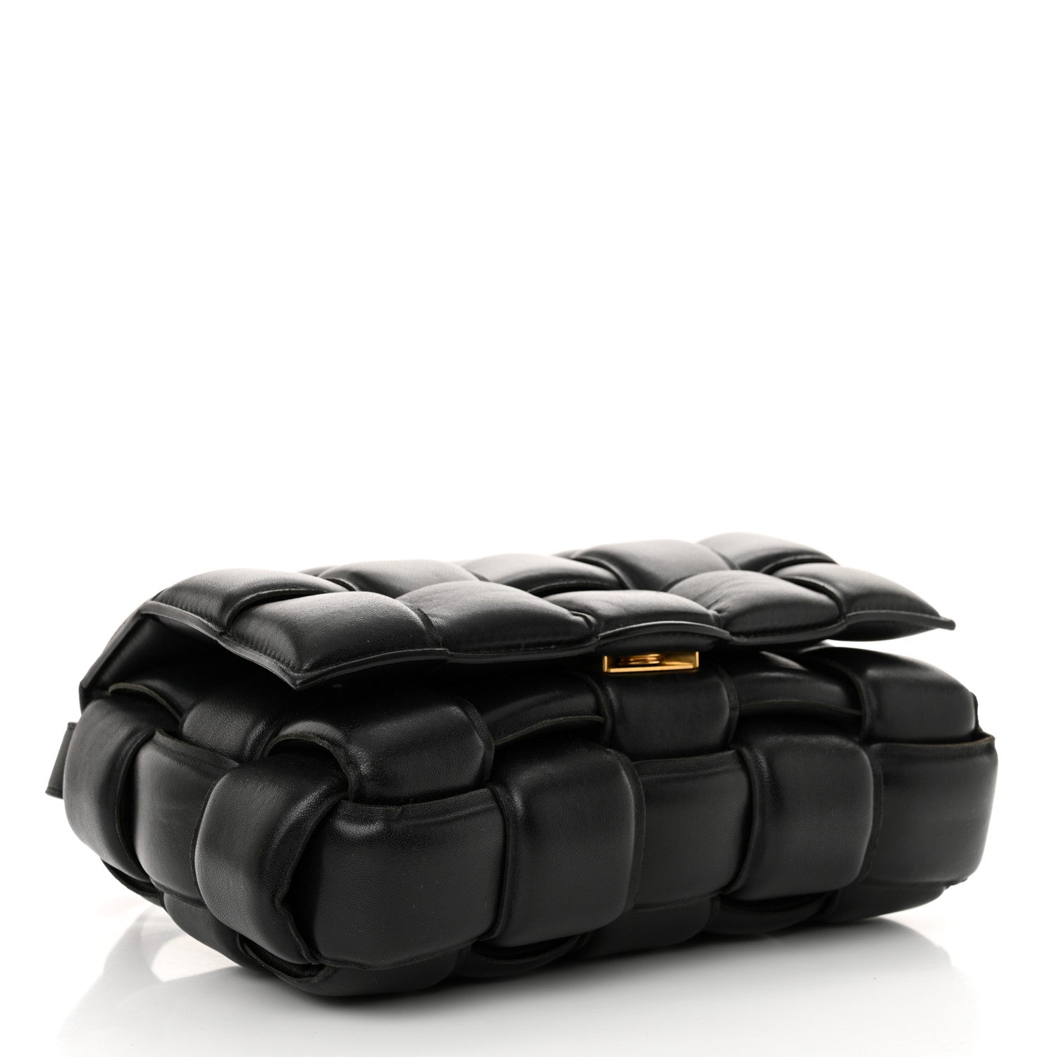 Bottega Veneta Nappa Maxi Intreccio Padded Cassette Crossbody Bag Black 4 of 9