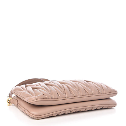 Miu Miu Nappa Matelasse Double Zip Crossbody Cammeo 4 of 13
