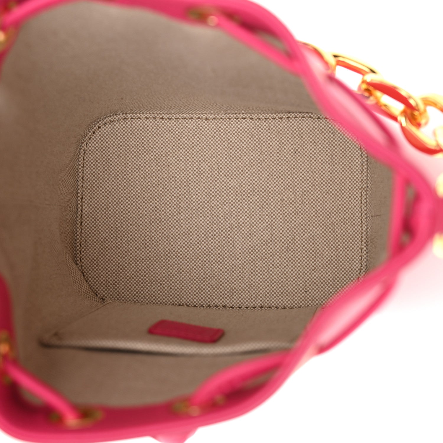 MCM Nappa Mini Drawstring Aren Chain Bag Beetroot Purple 5 of 10