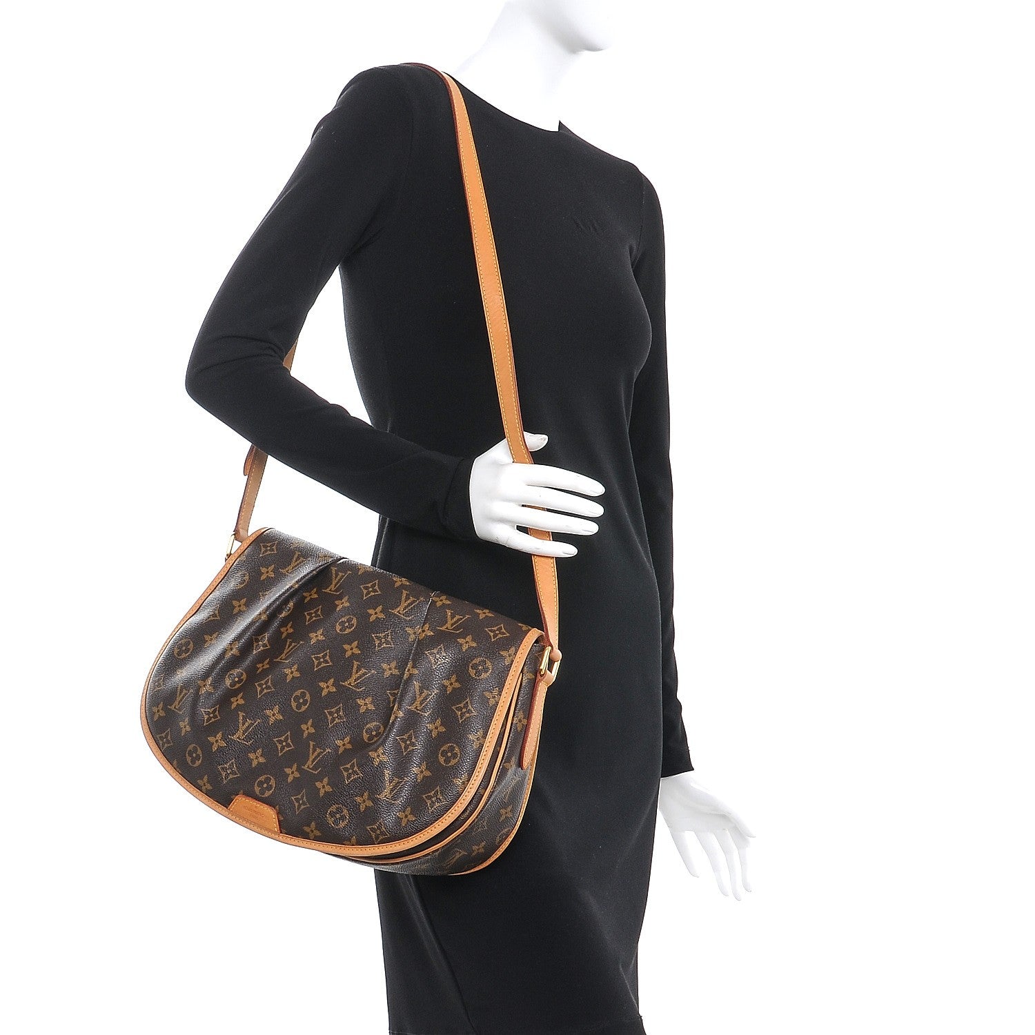 Louis Vuitton Monogram Menilmontant MM 2 of 12