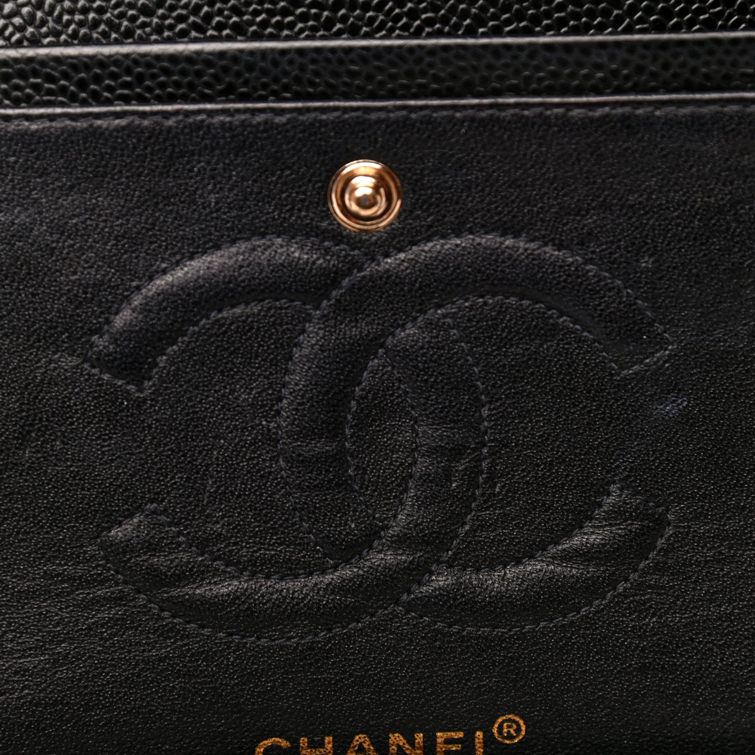 Chanel Caviar Quilted Small Double Flap Black 15 of 19