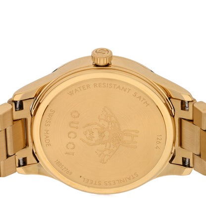Gucci Stainless Steel 32mm G-Timeless Bee Quartz Watch Gold 4 of 5