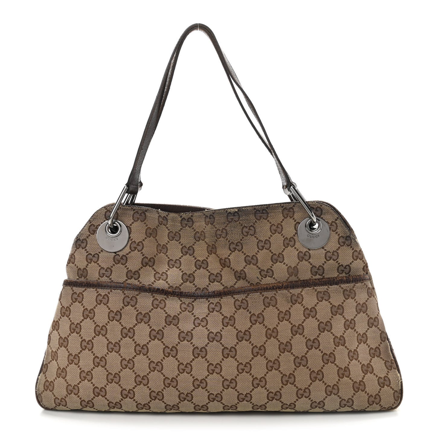 Monogram Medium Eclipse Shoulder Bag Dark Brown