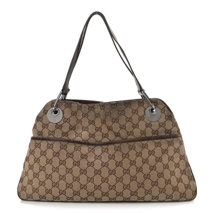 Gucci Monogram Medium Eclipse Shoulder Bag Dark Brown 1 of 16