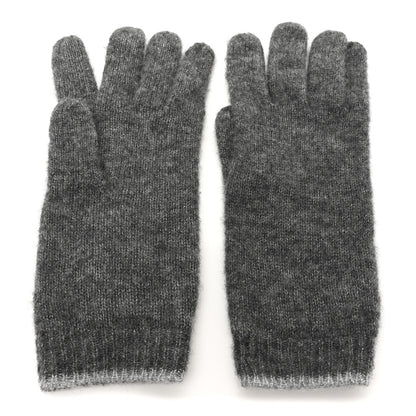Chanel Cashmere Silk CC Gloves Grey 2 of 4