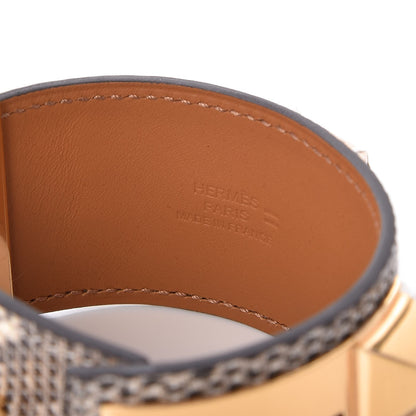 Hermes Lizard Collier De Chien CDC Bracelet S Ombre 5 of 7