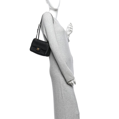 Chanel Grained Calfskin Mini Souplissimo Maxi Flap Black 2 of 11