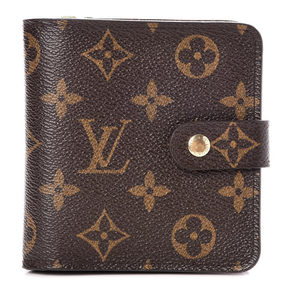 Louis Vuitton Monogram Compact Zippe Zipped Wallet 1 of 7