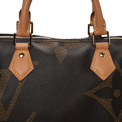 Louis Vuitton Reverse Monogram Giant Speedy Bandouliere 30 8 of 10