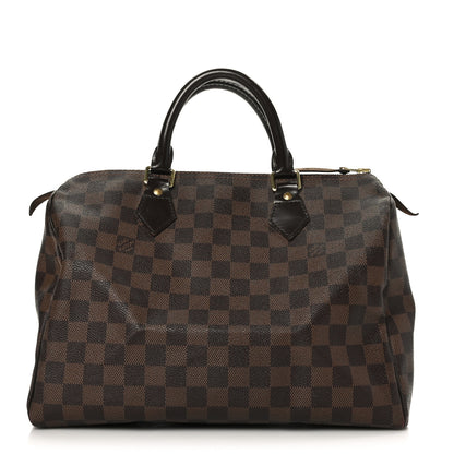 Louis Vuitton Damier Ebene Speedy 30 1 of 11