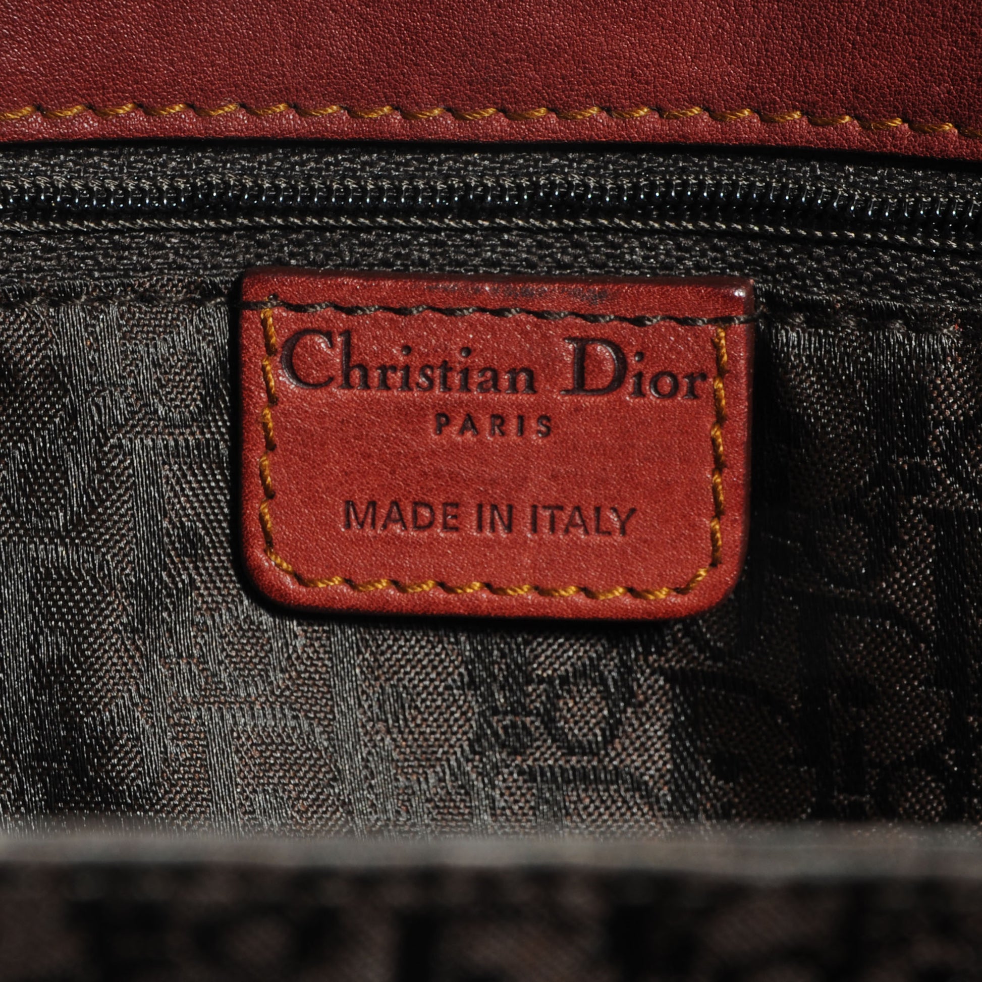 Christian Dior Leather Large Gaucho Double Saddle Bag 6 of 7