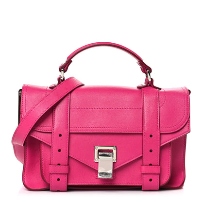 Proenza Schouler Lambskin Tiny PS1 Satchel Fleur de Lys 1 of 8