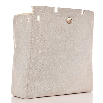 Hermes Toile Vache Calfskin Herbag 2 in 1 36 MM Natural 17 of 22