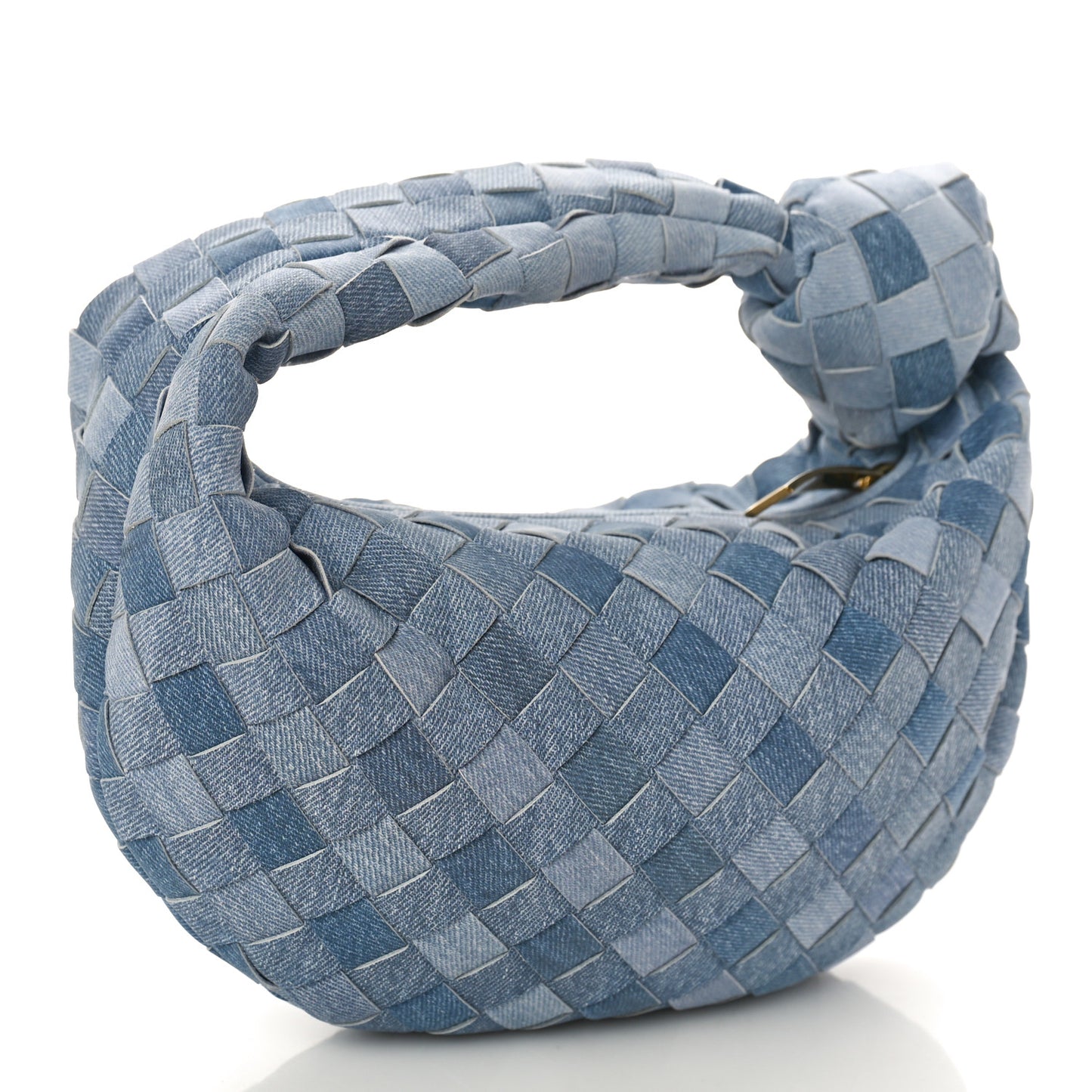 Nappa Denim Effect Intrecciato Mini Jodie Denim