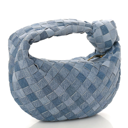 Bottega Veneta Nappa Denim Effect Intrecciato Mini Jodie Denim 2 of 8