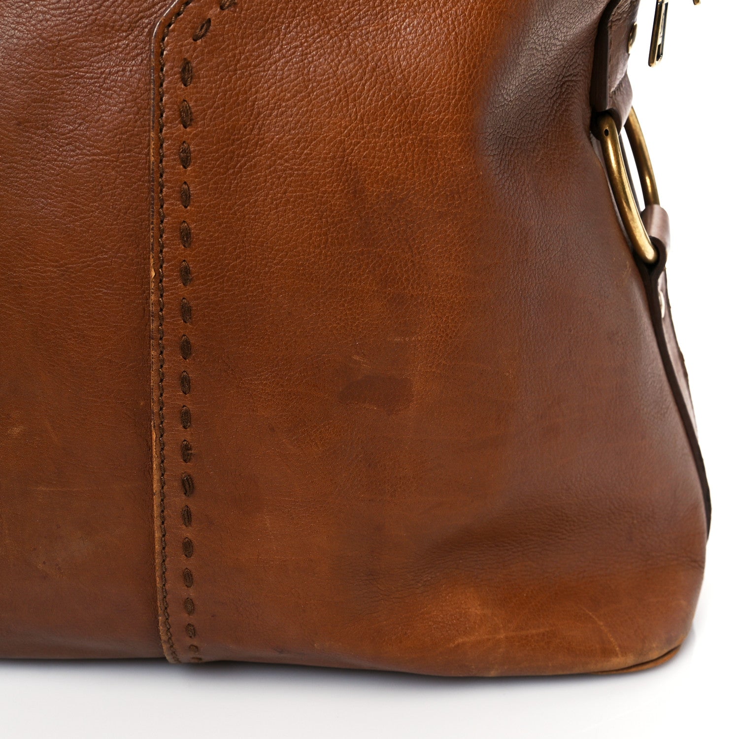 Saint Laurent Calfskin Oversized Muse Brown 13 of 13